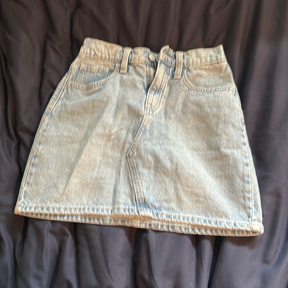 Tween size 12 Jean skirt light denim